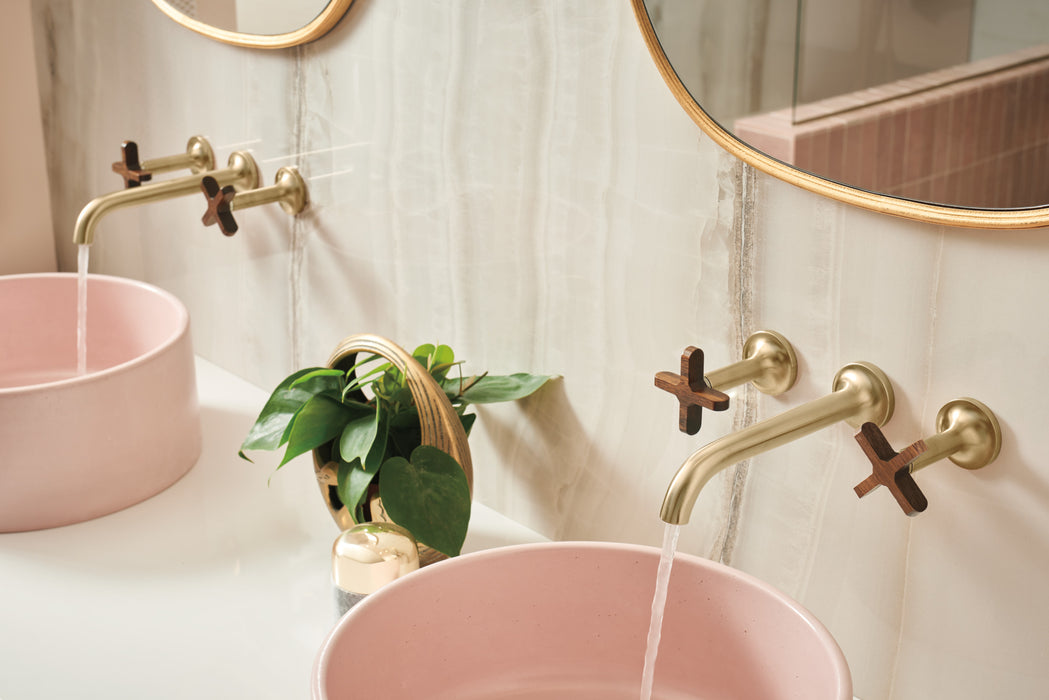 Brizo Jason Wu for Brizo: Two-Handle Wall Mount Lavatory Faucet - Less Handles