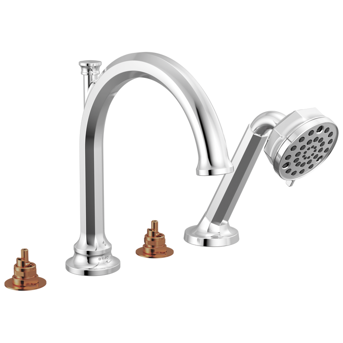 Brizo Beauclere T67465 Roman Tub Faucet With Handshower - Less Handles