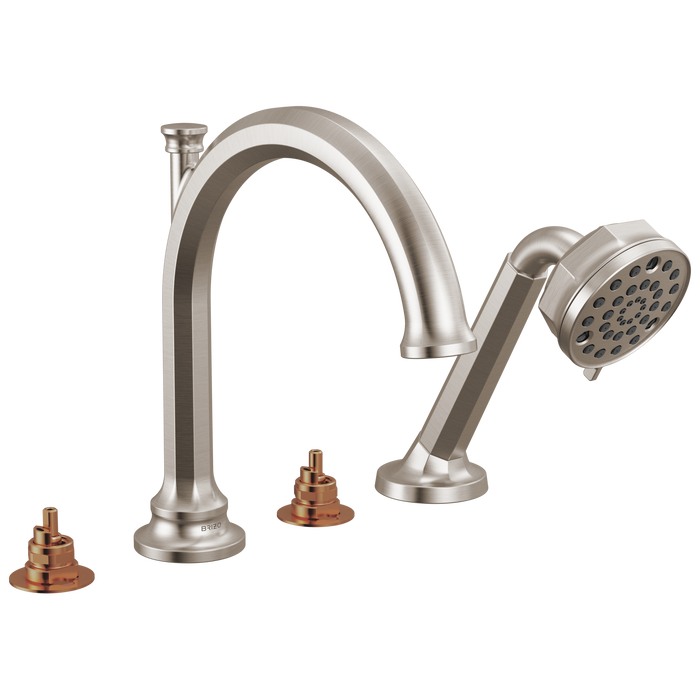 Brizo Beauclere T67465 Roman Tub Faucet With Handshower - Less Handles