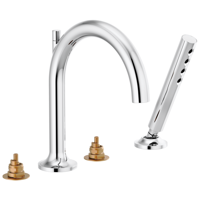 Roman Tub Faucet with Handshower - Less Handles