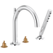 Roman Tub Faucet with Handshower - Less Handles