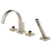 Roman Tub Faucet with Hand Shower - Less Handles