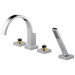 Roman Tub Faucet with Hand Shower - Less Handles