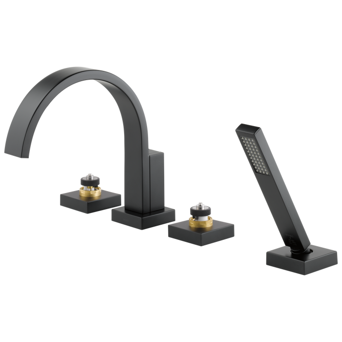Roman Tub Faucet with Hand Shower - Less Handles