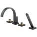 Roman Tub Faucet with Hand Shower - Less Handles