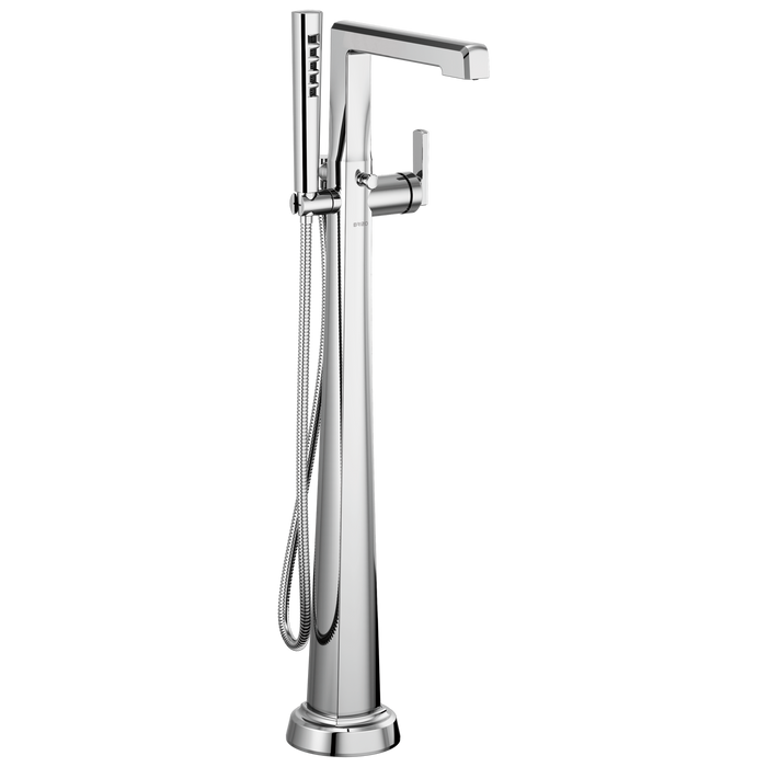 Single-Handle Floor Mount Tub Filler