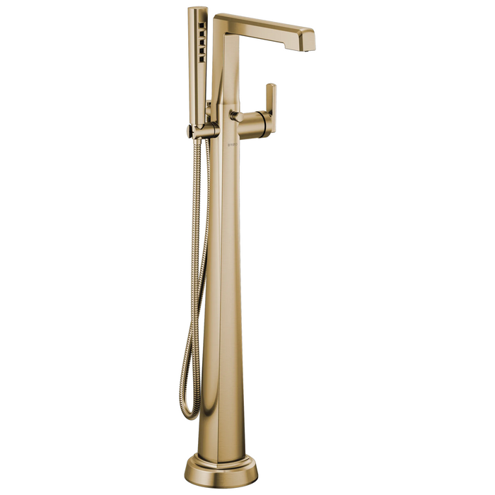 Single-Handle Floor Mount Tub Filler