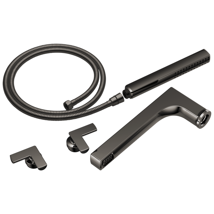 Two-Handle Tub Filler Trim Kit With Cross Handles
