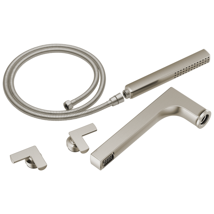 Two-Handle Tub Filler Trim Kit With Cross Handles