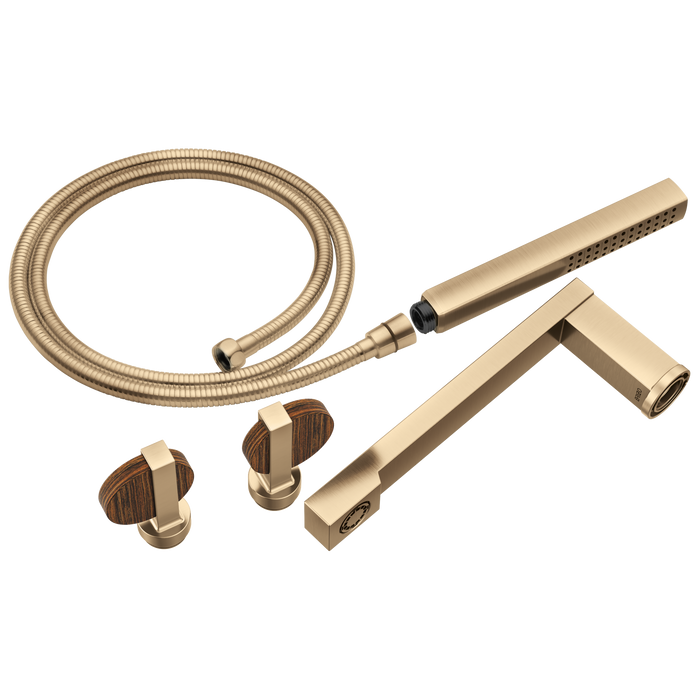 Brizo Frank Lloyd Wright T703100 Two-Handle Tub Filler Trim Kit with Lunar Handles