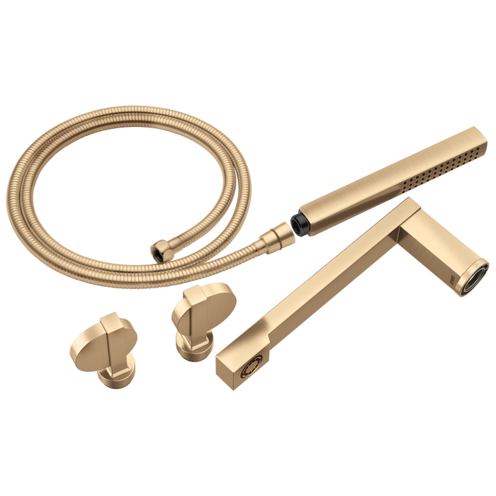 Brizo Frank Lloyd Wright T703100 Two-Handle Tub Filler Trim Kit with Lunar Handles