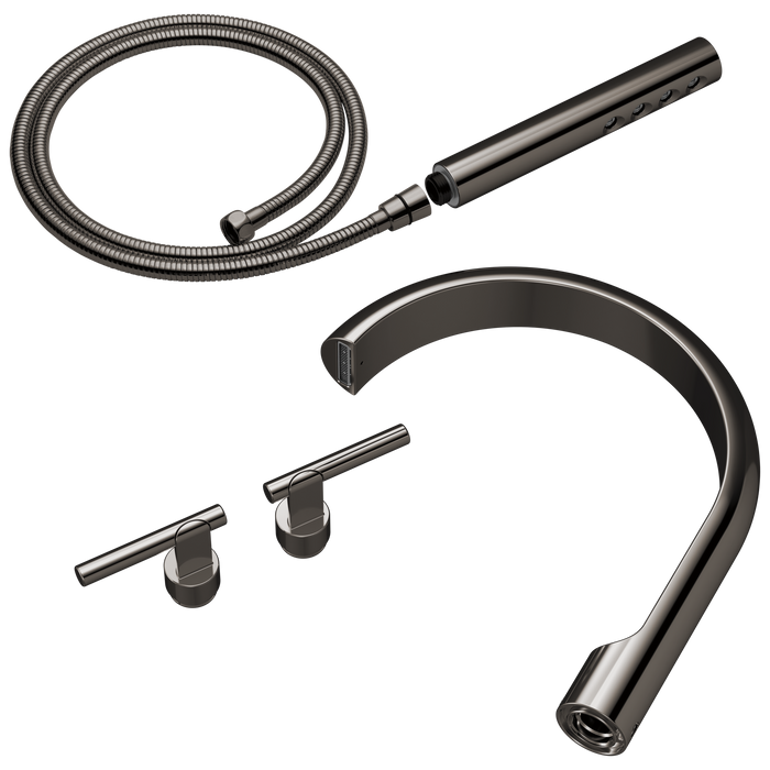 Brizo Roccesco T703110 Two-Handle Tub Filler Trim Kit with Lever Handles