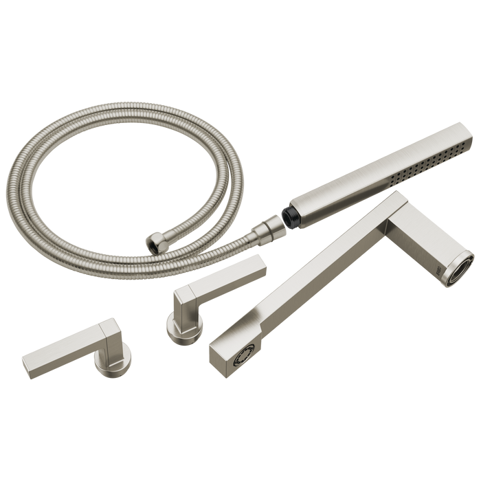 Two-Handle Tub Filler Trim Kit with Lever Handles
