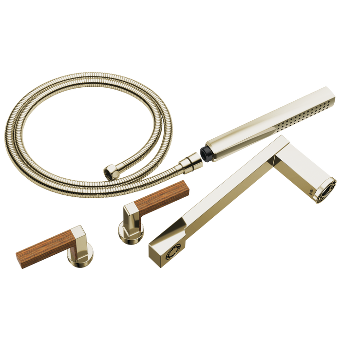 Two-Handle Tub Filler Trim Kit with Lever Handles