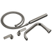 Two-Handle Tub Filler Trim Kit with Twist Lever Handles