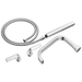 Two-Handle Tub Filler Trim Kit with Twist Lever Handles