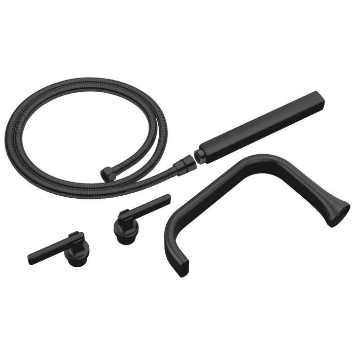 Two-Handle Tub Filler Trim Kit with Lever Handles