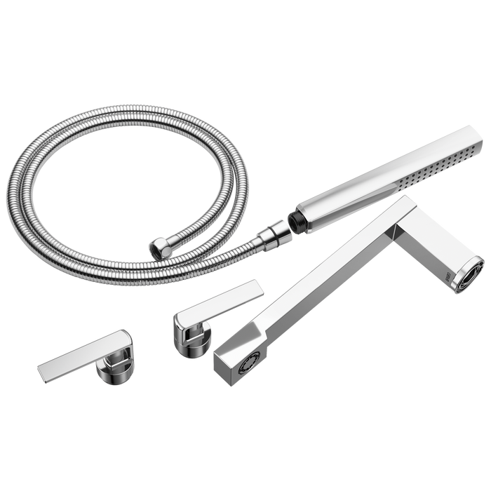 Brizo Frank Lloyd Wright T70399 Two-Handle Tub Filler Trim Kit with Gap Lever Handles