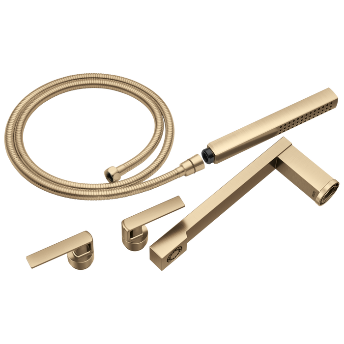 Brizo Frank Lloyd Wright T70399 Two-Handle Tub Filler Trim Kit with Gap Lever Handles
