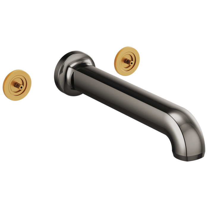 Two Handle Wall Mount Tub Filler