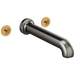Two Handle Wall Mount Tub Filler