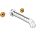 Two Handle Wall Mount Tub Filler