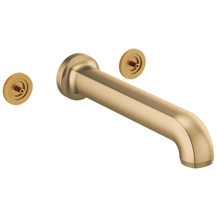 Two Handle Wall Mount Tub Filler