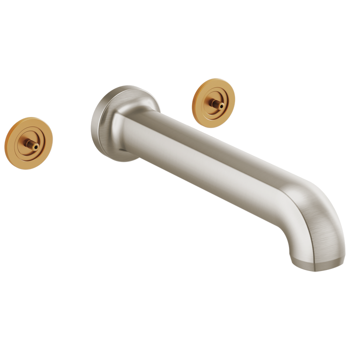 Two Handle Wall Mount Tub Filler