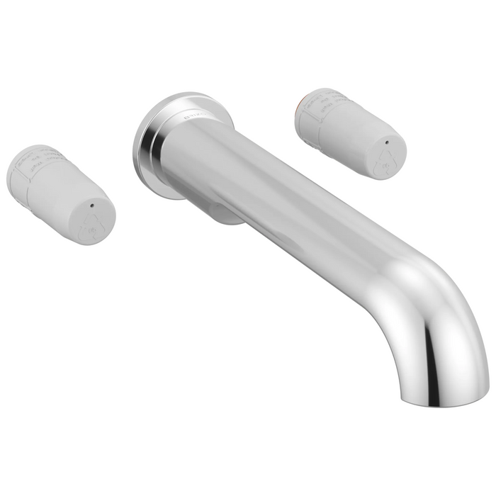 Brizo Roccesco T704110 Two Handle Wall Mount Tub Filler - Less Handles