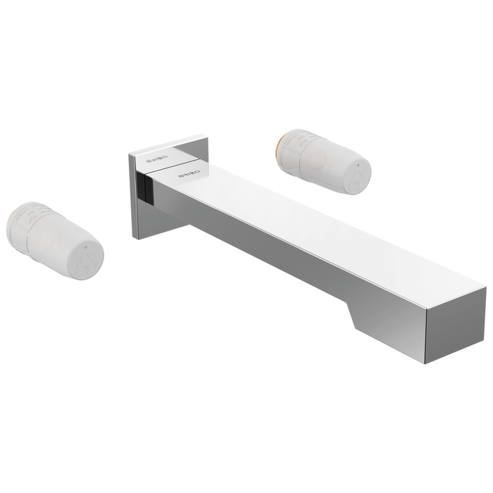 Two-Handle Wall Mount Tub Filler - Less Handles