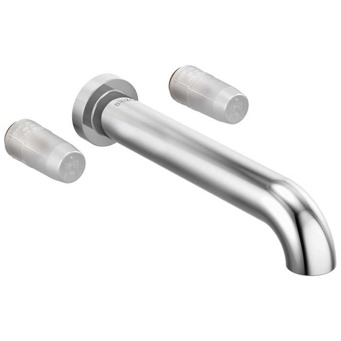 Two-Handle Wall Mount Tub Filler - Less Handles
