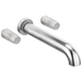 Two-Handle Wall Mount Tub Filler - Less Handles