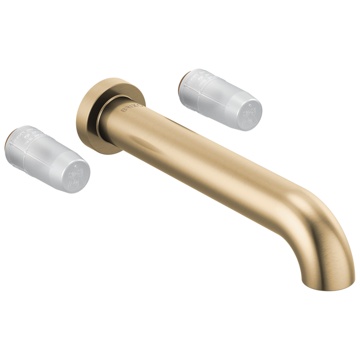 Two-Handle Wall Mount Tub Filler - Less Handles