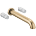 Two-Handle Wall Mount Tub Filler - Less Handles
