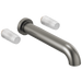 Two-Handle Wall Mount Tub Filler - Less Handles