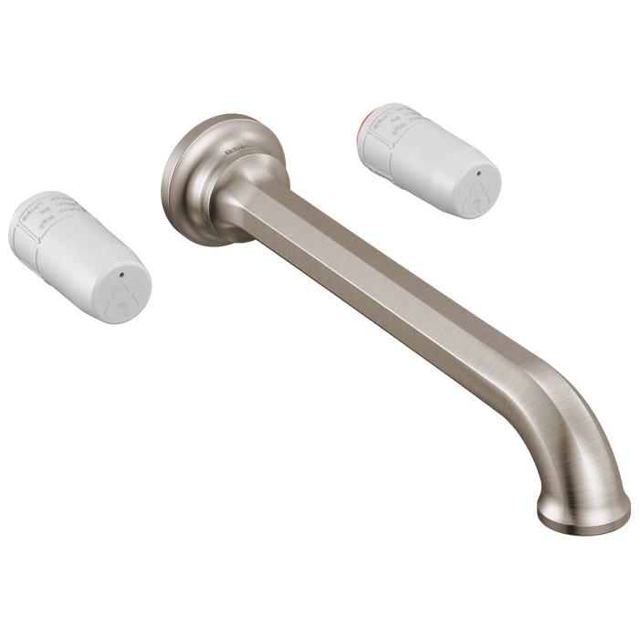Brizo Beauclere T70465 Two Handle Wall Mount Tub Filler - Less Handles