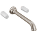Brizo Beauclere T70465 Two Handle Wall Mount Tub Filler - Less Handles