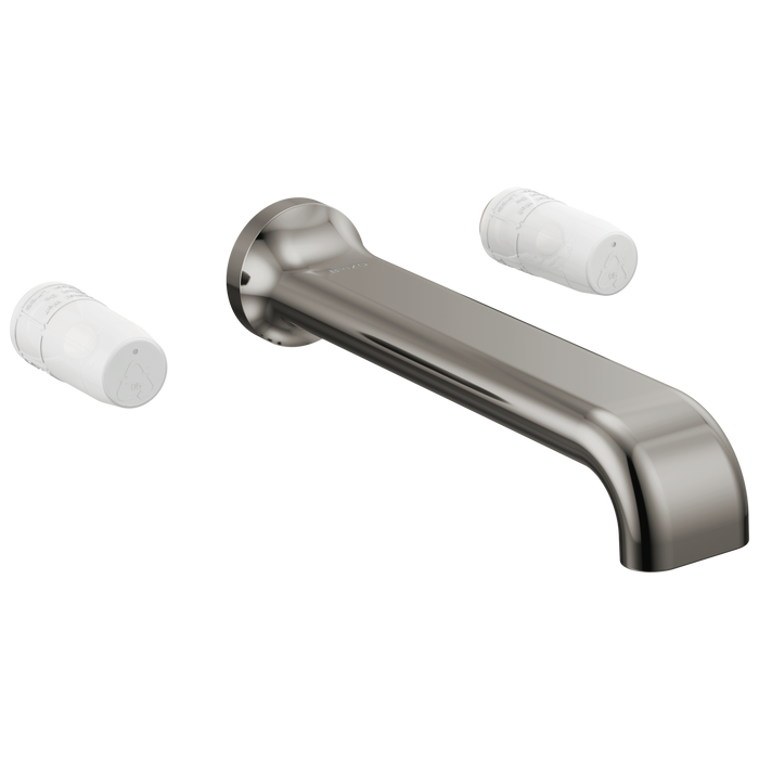 Two-Handle Wall Mount Tub Filler - Less Handles