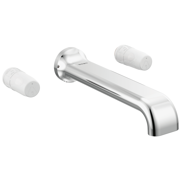 Two-Handle Wall Mount Tub Filler - Less Handles