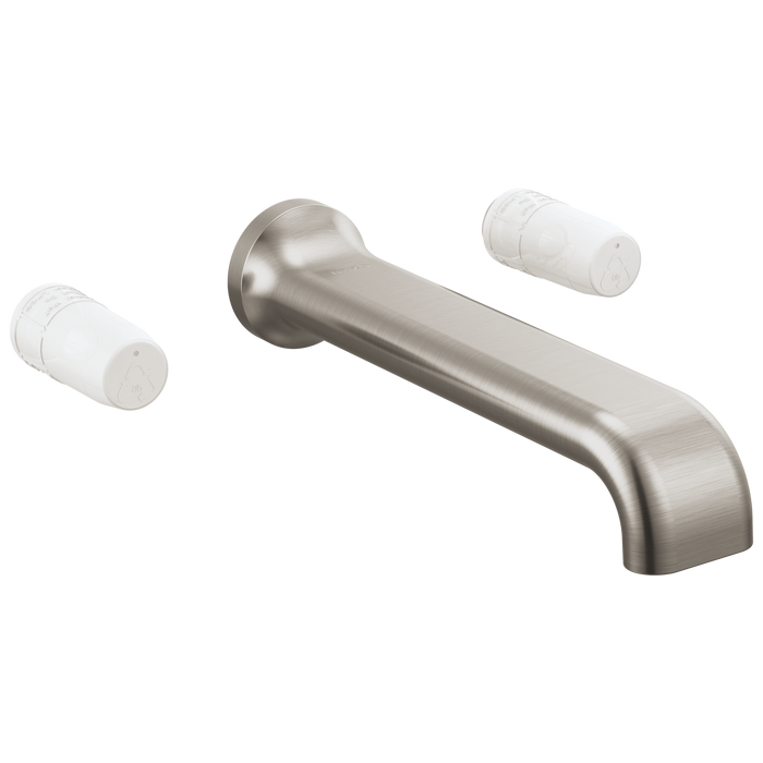 Two-Handle Wall Mount Tub Filler - Less Handles