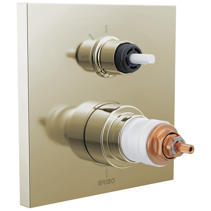 TempAssure Thermostatic Valve with 3-Function Integrated Diverter Trim - Less Handles