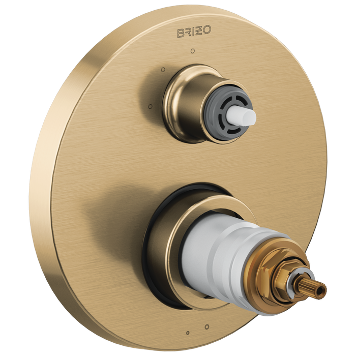 TempAssure Thermostatic Valve with 3-Function Diverter Trim - Less Handles
