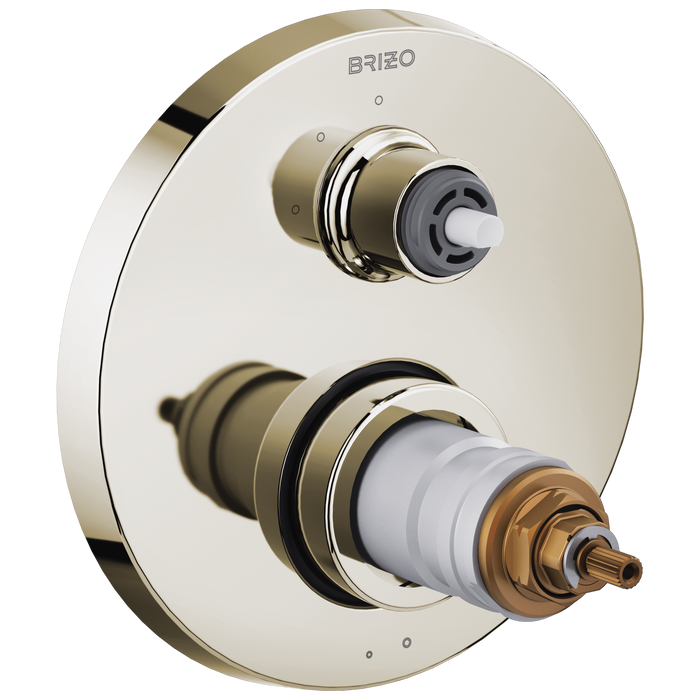 TempAssure Thermostatic Valve with 3-Function Diverter Trim - Less Handles