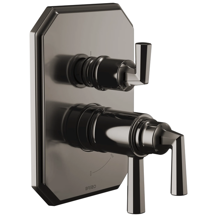 Brizo Beauclere T75565 TempAssure Thermostatic Valve with Integrated 3-Function Diverter Trim