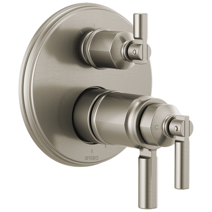 Tempassure Thermostatic Valve With Integrated 3-Function Diverter Trim