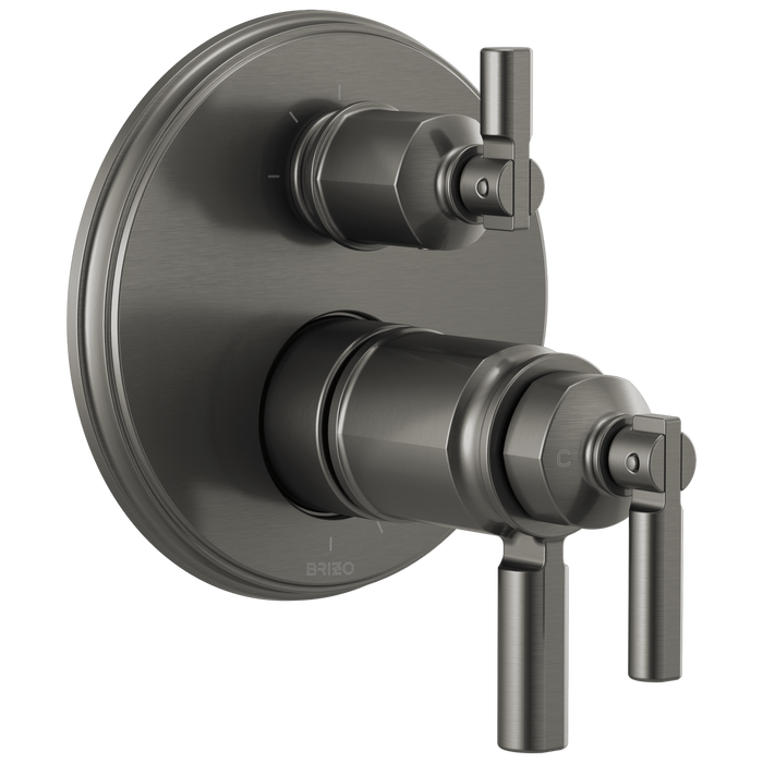 Tempassure Thermostatic Valve With Integrated 3-Function Diverter Trim