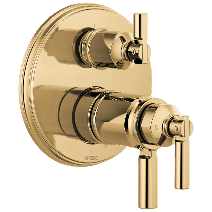 Tempassure Thermostatic Valve With Integrated 3-Function Diverter Trim