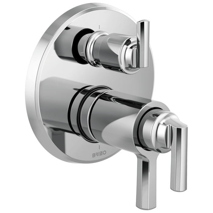 Tempassure Thermostatic Valve With Integrated 3-Function Diverter Trim