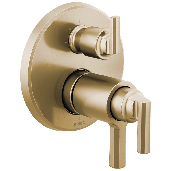 Tempassure Thermostatic Valve With Integrated 3-Function Diverter Trim