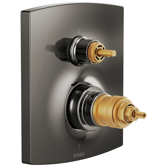 TempAssure Thermostatic Valve with Integrated 6-Function Diverter Trim - Less Handles